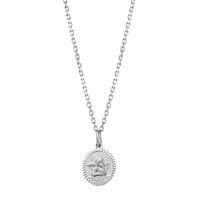 Halskette mit Anhänger Silber rhodiniert Schutzengel 36-38 cm verstellbar-557118