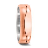 Partnerring 750/18 K Weissgold, 750/18 K Rosegold-557773