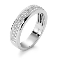 Bague Or blanc 18K Diamant blanc, 0.50 ct, 50 Pierres, brillant, w-si-558222