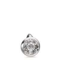 Pendentif Or blanc 18K Diamant blanc, 0.20 ct, brillant, w-si Ø5.5 mm-558250
