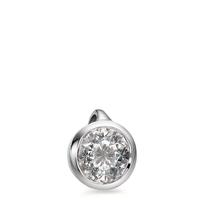 Pendentif Or blanc 18K Diamant blanc, 0.25 ct, brillant, w-si Ø5.5 mm-558251