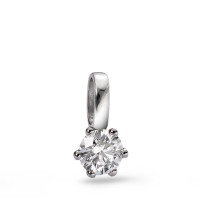 Pendentif Or blanc 18K Diamant blanc, 0.05 ct, brillant, w-si-558327