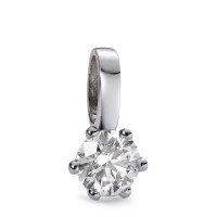 Pendentif Or blanc 18K Diamant blanc, 0.25 ct, brillant, w-si-558331