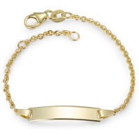 Gravurarmband 375/9 K Gelbgold 12-14 cm verstellbar-561251
