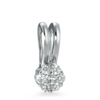 Pendentif Or blanc 18K Diamant blanc, 0.14 ct, 7 Pierres, si-561935