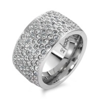Bague Acier inoxydable Zircone blanc-562846