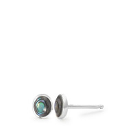Clous d'oreilles Argent Abalone 2 Pierres-563177