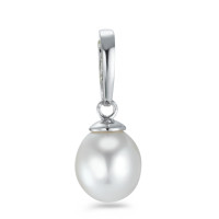 Pendentif Or blanc 18K perle d'eau douce, 8.5 mm-563330