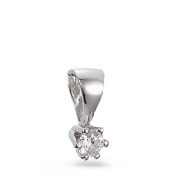 Pendentif Or blanc 18K Diamant 0.05 ct, w-si Ø3 mm-563589