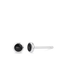 Ohrstecker Silber Onyx 2 Steine Ø4.5 mm-563696