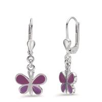 Pendant d'oreilles Argent Rhodié Papillon-563917