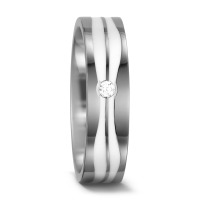 Partnerring Titan, Keramik Diamant weiss, 0.05 ct, w-si-564150