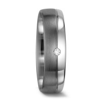 Partnerring 585/14 K Weissgold, 500 Palladium Diamant weiss, 0.015 ct, w-si-564153