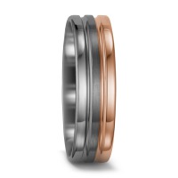 Partnerring 500 Palladium, 585/14 K Rotgold-564156
