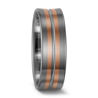 Partnerring 500 Palladium, 585/14 K Rotgold-564162