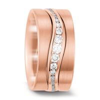 Partnerring 750/18 K Rosegold Diamant 0.75 ct, 39 Steine, tw-vsi-564222