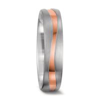 Partnerring 750/18 K Weissgold, 750/18 K Rotgold-564225