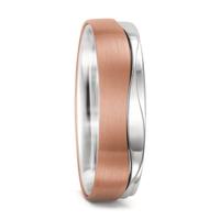 Partnerring 750/18 K Weissgold, 750/18 K Rotgold-564586