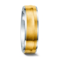 Bague Acier inoxydable, Or jaune 18K-564694