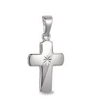 Pendentif Or blanc 18K Croix-565007