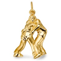 Pendentif Or jaune 18K Lutte Suisse-565028