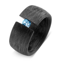 Bague Carbone Topaze bleu-565309