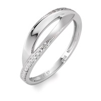 Bague Or blanc 18K Diamant blanc, 0.04 ct, 10 Pierres, brillant, w-si-565958