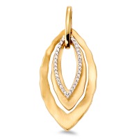 Pendentif Or jaune 18K, Or blanc 18K Diamant blanc, 0.16 ct, 33 Pierres, brillant, w-si-566023
