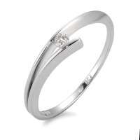 Bague Or blanc 18K Diamant blanc, 0.05 ct, brillant, w-si-566030