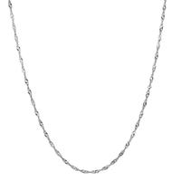 Halskette 750/18 K Weissgold 45 cm-566886
