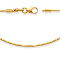 Collier Or jaune 18K 42 cm Ø1 mm-566942