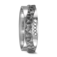 Partnerring Titan Diamant 0.05 ct, 5 Steine, w-si-567190