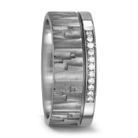 Alliance Titane Diamant 0.11 ct, 11 Pierres, w-si-567688