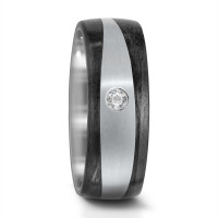 Partnerring Titan, Carbon Diamant 0.05 ct, w-si-567698