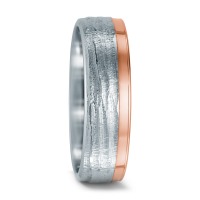 Partnerring Edelstahl, 585/14 K Rotgold-567841