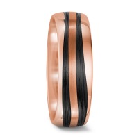 Partnerring 585/14 K Rotgold, Carbon-568415