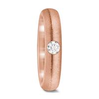Partnerring 750/18 K Rotgold Diamant 0.19 ct, w-si-568971