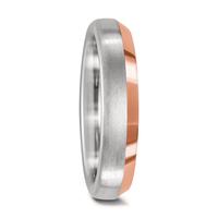Partnerring 750/18 K Weissgold, 750/18 K Rotgold-568974