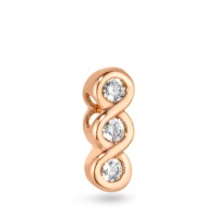 Pendentif Or rose 9K Zircone 3 Pierres-569482