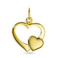Pendentif Or jaune 9K Coeur Ø15 mm-569613