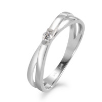Bague Or blanc 9K Zircone-570156