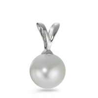 Pendentif Or blanc 18K perle d'eau douce-570710