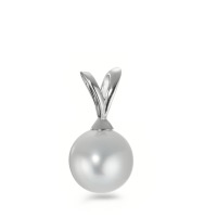 Pendentif Or blanc 18K perle d'eau douce-570711