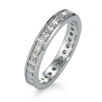 Memory Ring 750/18 K Weissgold Diamant 0.80 ct, 33 Steine, w-si-570828