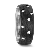 Bague Palladium 950, Carbone Diamant 0.40 ct, 20 Pierres, w-si-570933