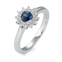 Bague Or blanc 750/18 ct.-571016