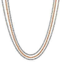 Collier Argent rosé Rhodié 42 cm-571303