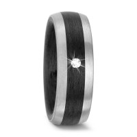 Partnerring 500 Palladium, Carbon Diamant 0.05 ct, w-si-571425