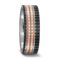 Partnerring Titan, Carbon, 750/18 K Rotgold-572203