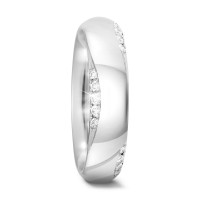 Alliance Or blanc 18K Diamant 0.27 ct, 30 Pierres, tw-vsi-572389